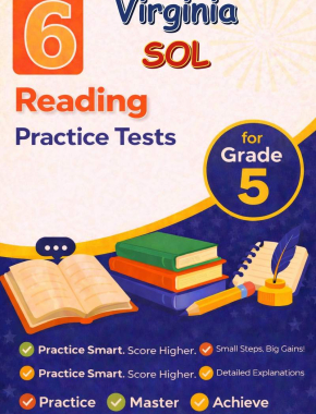 6 Virginia SOL Reading Grade 5: Full Practice Tests