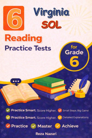 6-Virginia-SOL Grade 6 Reading Language Arts Practice Tests cover