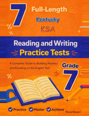7 Kentucky KSA Grade 7 Reading and Writing Practice Tests cover