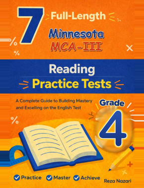 7 Minnesota MCA-III Reading Grade 4: Full Practice Tests