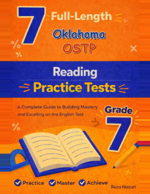 7 Oklahoma OSTP Grade 7 Reading Practice Tests cover