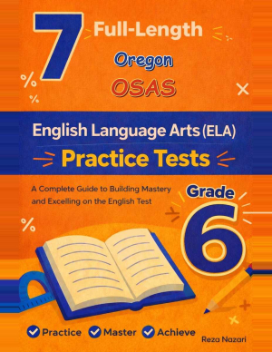 7-Oregon-OSAS Grade 6 Reading Language Arts Practice Tests cover