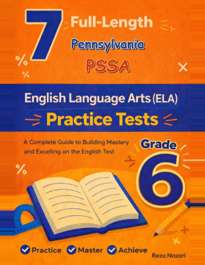 7-Pennsylvania-PSSA Grade 6 Reading Language Arts Practice Tests cover