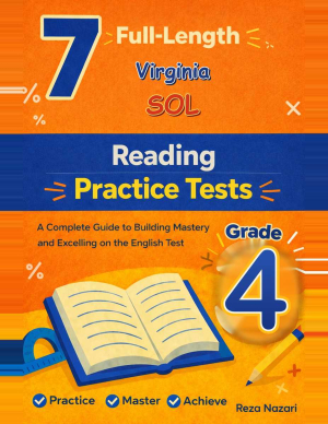 7 Virginia SOL Reading Grade 4: Full Practice Tests cover