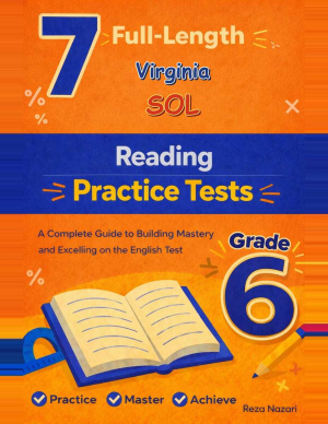 7-Virginia-SOL Grade 6 Reading Language Arts Practice Tests cover