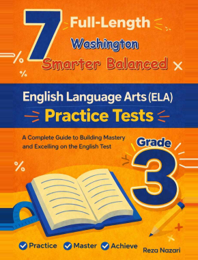 Washington Smarter Balanced Grade 3 ELA: 7 Full Practice Tests