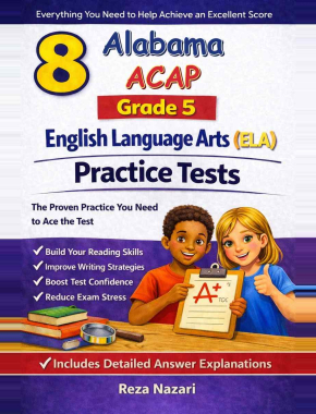 8 Alabama ACAP English Language Arts (ELA) Grade 5: Full Practice Tests