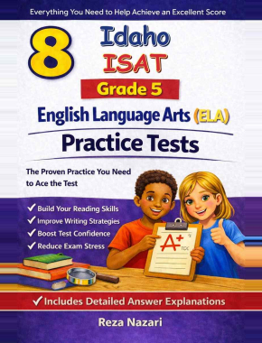 8 Idaho ISAT English Language Arts (ELA) Grade 5: Full Practice Tests