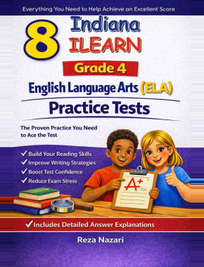 8 Indiana ILEARN English Language Arts (ELA) Grade 4: Full Practice Tests