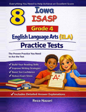8 Iowa ISASP English Language Arts (ELA) Grade 4: Full Practice Tests