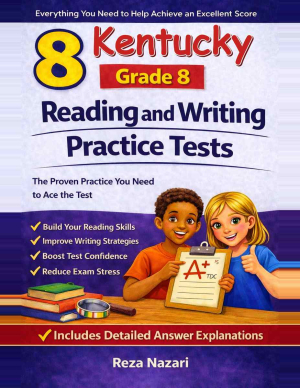 8 Kentucky KSA Grade 8 Reading and Writing Practice Tests cover