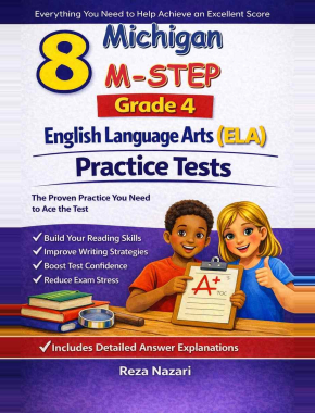 8 Michigan M-STEP English Language Arts (ELA) Grade 4: Full Practice Tests