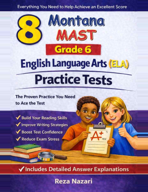 8-Montana-MAST Grade 6 Reading Language Arts Practice Tests cover