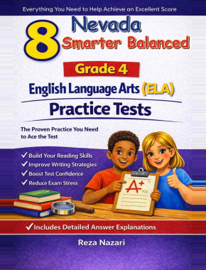 8 Nevada Smarter Balanced English Language Arts (ELA) Grade 4: Full Practice Tests
