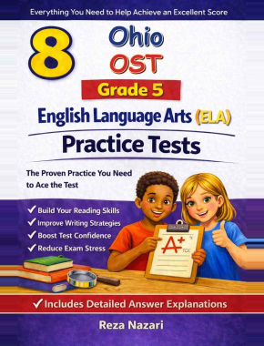 8 Ohio OST English Language Arts (ELA) Grade 5: Full Practice Tests