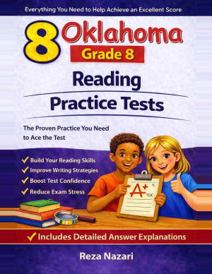 8 Oklahoma OSTP Grade 8 Reading Practice Tests cover