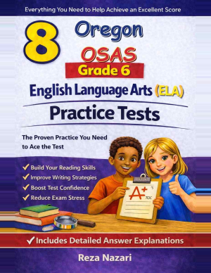 8-Oregon-OSAS Grade 6 Reading Language Arts Practice Tests cover