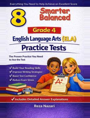 8 Smarter Balanced English Language Arts (ELA) Grade 4: Full Practice Tests