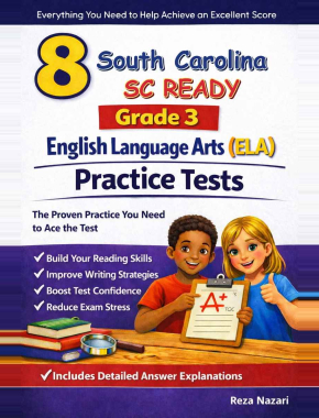 South Carolina SC READY Grade 3 ELA: 8 Full Practice Tests