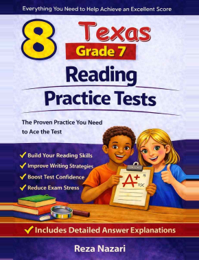 8 Texas STAAR Grade 7 Reading Language Arts (RLA) Practice Tests