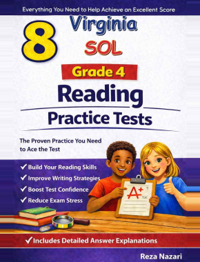 8 Virginia SOL Reading Grade 4: Full Practice Tests