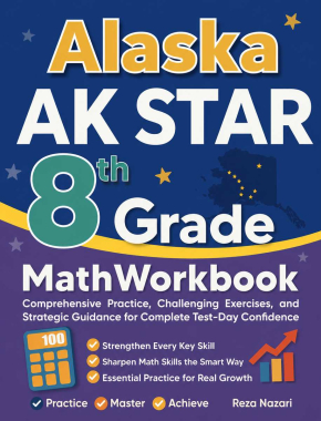 Alaska AK STAR 8th Grade Math Workbook