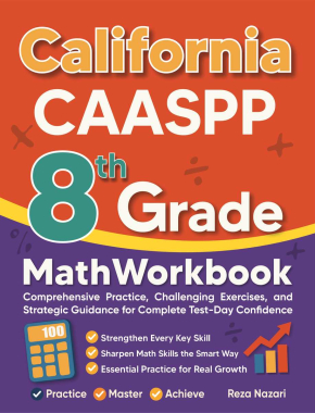 California CAASPP 8th Grade Math Workbook