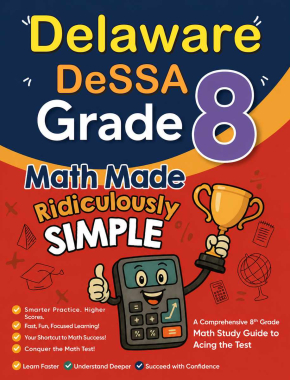 Delaware DeSSA Grade 8 Math Made Ridiculously Simple