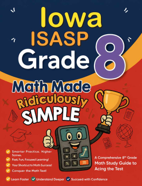 Iowa ISASP Grade 8 Math Made Ridiculously Simple