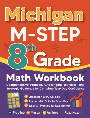 Michigan M-STEP 8th Grade Math Workbook