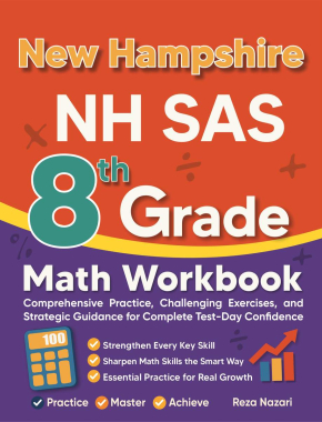 New Hampshire NH SAS 8th Grade Math Workbook
