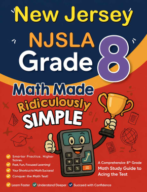 New Jersey NJSLA Grade 8 Math Made Ridiculously Simple