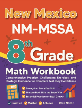 New Mexico NM-MSSA 8th Grade Math Workbook