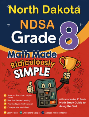 North Dakota NDSA Grade 8 Math Made Ridiculously Simple