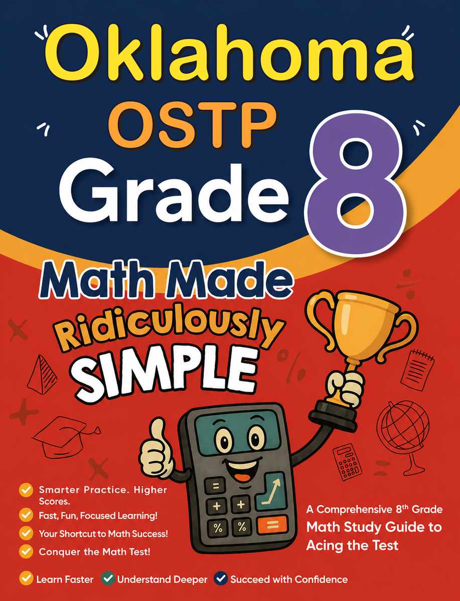 Oklahoma OSTP Grade 3 Math Made Ridiculously Simple cover