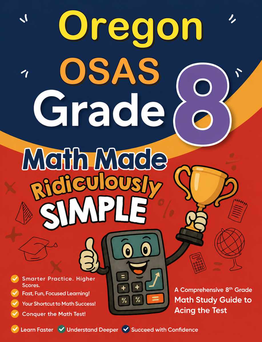 Oregon OSAS Grade 3 Math Made Ridiculously Simple cover