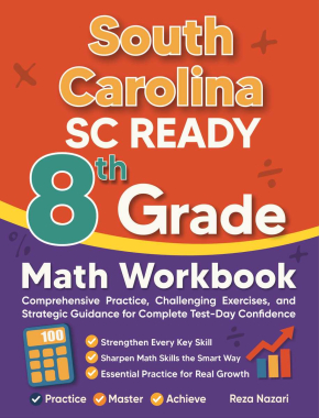 South Carolina SC READY 8th Grade Math Workbook