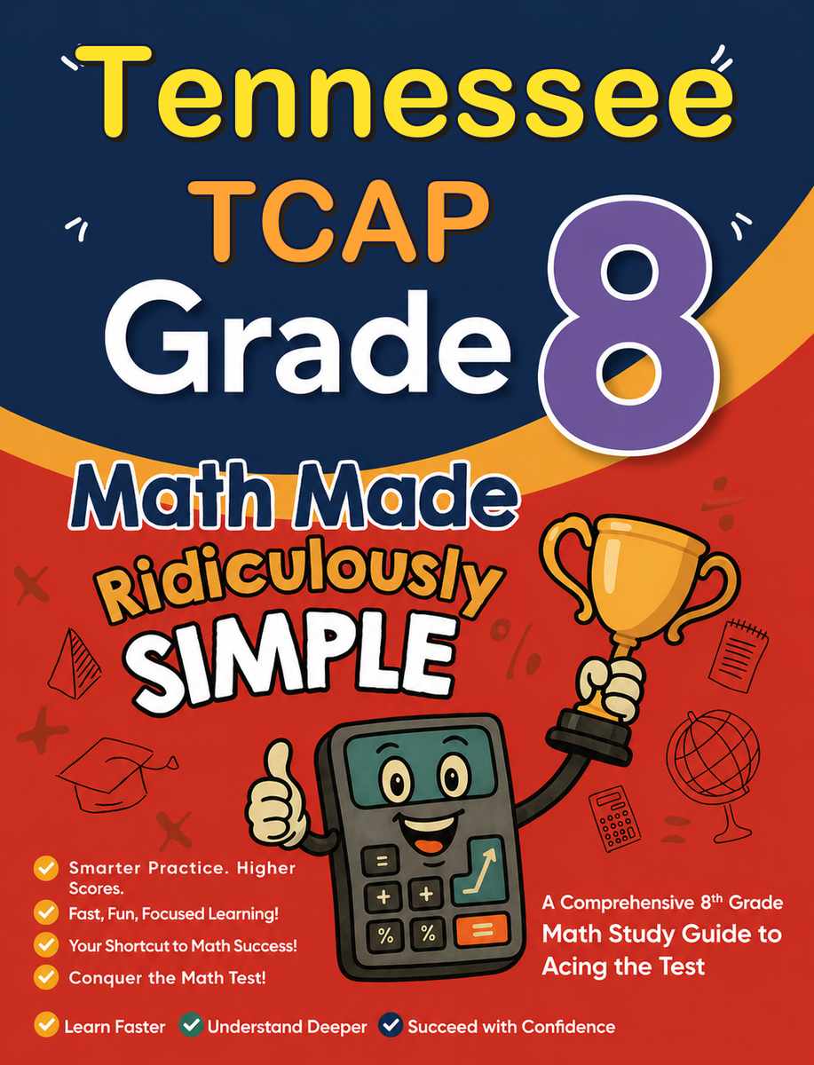 Tennessee TCAP Grade 3 Math Made Ridiculously Simple cover