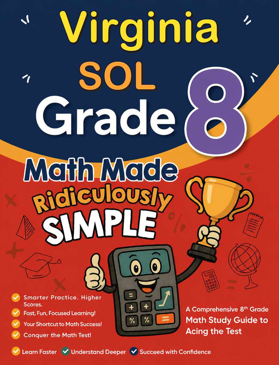 Virginia SOL Grade 3 Math Made Ridiculously Simple cover