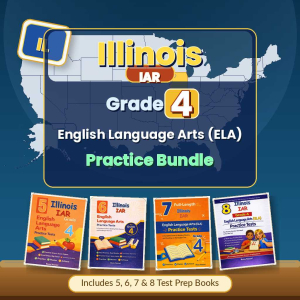 Illinois Grade 4 ELA Preparation Bundle cover