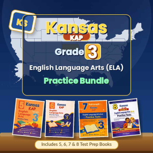 Kansas Grade 3 English Language Arts (ELA) Preparation Bundle cover