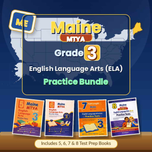 Maine Grade 3 English Language Arts (ELA) Preparation Bundle cover