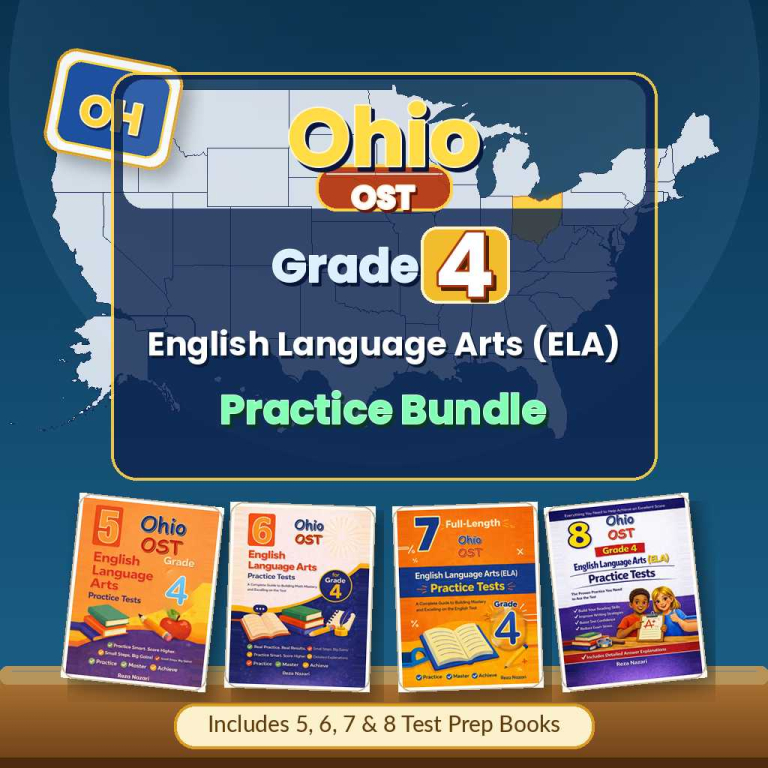 Ohio Grade 4 ELA Preparation Bundle cover
