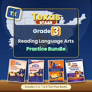 Texas Grade 3 Reading Language Arts (RLA) Preparation Bundle cover
