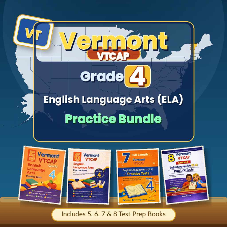 Vermont Grade 4 ELA Preparation Bundle cover