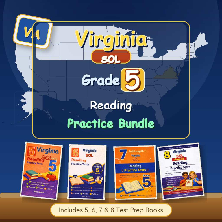 Virginia Grade 5 ELA Preparation Bundle cover