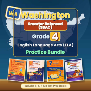 Washington Grade 4 ELA Preparation Bundle cover