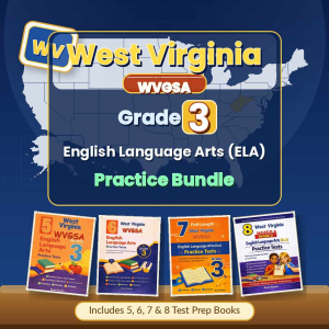 West Virginia Grade 3 English Language Arts (ELA) Preparation Bundle cover