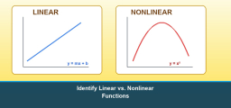 How to Identify Linear vs. Nonlinear Functions? (+FREE Worksheet!)