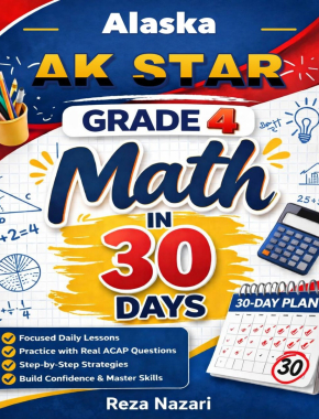 Alaska AK STAR Grade 4 Math in 30 Days